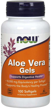 Aloe Vera Gel Aloe Vera Bladkoncentrat 200:1 100 Kapslar NOW FOODS
